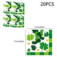 thumbnail image 5 of Fuebueo Home Savings 24 Pack St. Patrick’s Day Shamrock Napkins, Disposable Paper Napkins with Green Clover Design for Irish Parties, St. Paddy’s Day, Spring Events, and Festive Table Decorations, 5 of 6