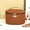Brown, variant on Large Capacity Leather Cosmetic Storage Bag with Zipper for Makeup Toiletries and Personal Items