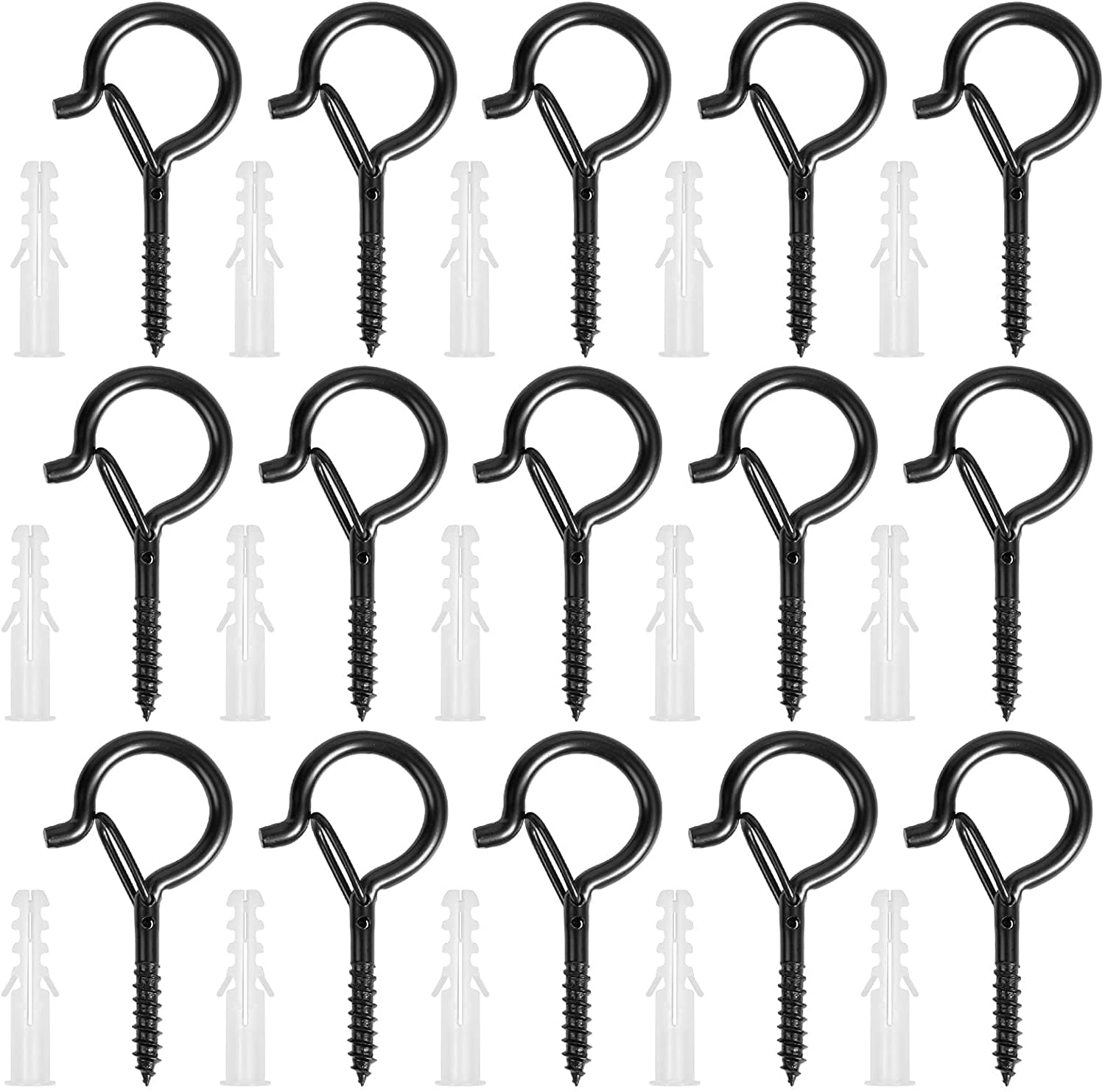 Storage Hook 20 Pieces Hooks, Screw Hook, Heavy Duty Rack, Mounting