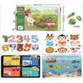 thumbnail image 5 of Libro educativo Montessori Juguetes Desarrollo Habilidades básicas Juguete Educativo Sensorial para 1-3 os niñas pequeños 30 páginas Hugo libro educativo, 5 of 5