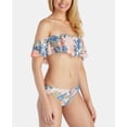 thumbnail image 3 of Raisins HAWAII Juniors' Hawaii Moonstone Ruffle Bikini Swim Top, US X-Large, 3 of 5