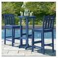 thumbnail image 7 of 40" Outdoor Bar Table, All Weather HDPE Bar Height Patio Table Counter Round Patio Cocktail Bar Tables, Tall Bistro Tables Pub Table for Deck, Porch, Backyard, Garden, 7 of 7
