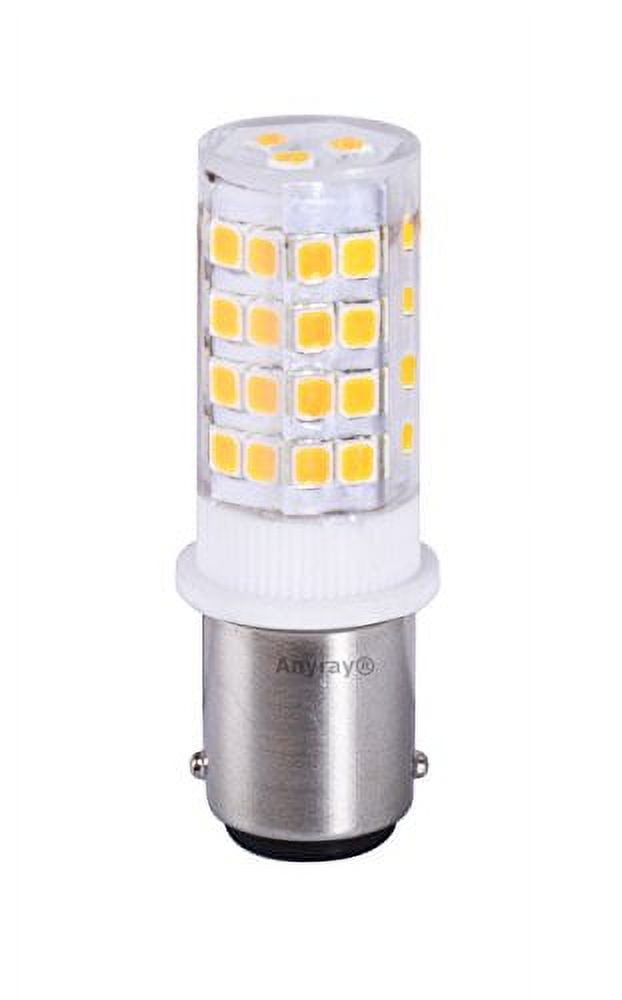 Ampoule LED BA15D 12V-30V - Blanc Chaud 3000K, 1000 Lm, Pour Camping-car Marine