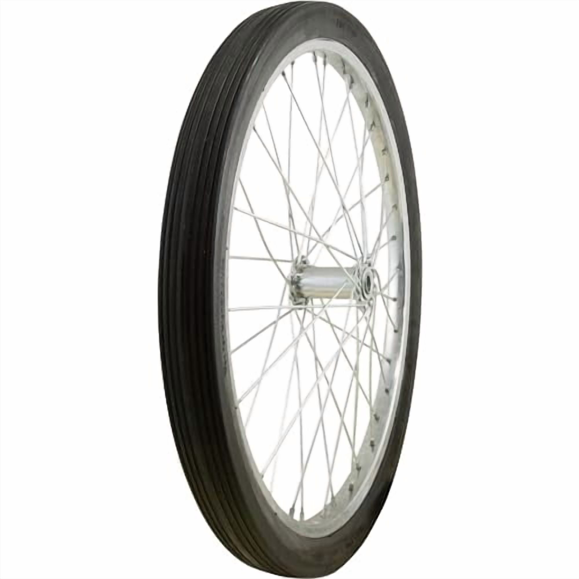 Marathon Tires 50848 Flat-Free Tire on Steel Spoke Rim - 0. 75 inch Bore, 24 x 2. 0 inch