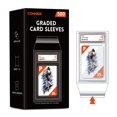thumbnail image 1 of 500ct Graded Card Slab Sleeves - Perfect Fit Slab Protectors for 35pt PSA Slab Holder, Ultra Clear Plastic Trading Card Sleeves for Game Cards & MTG, Resealable Collector Protection, 1 of 5