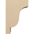 thumbnail image 3 of 8"W x 16"D x 24"H Classic Newport Rough Cedar Woodgrain TimberThane Corbel, Primed Tan, 3 of 6