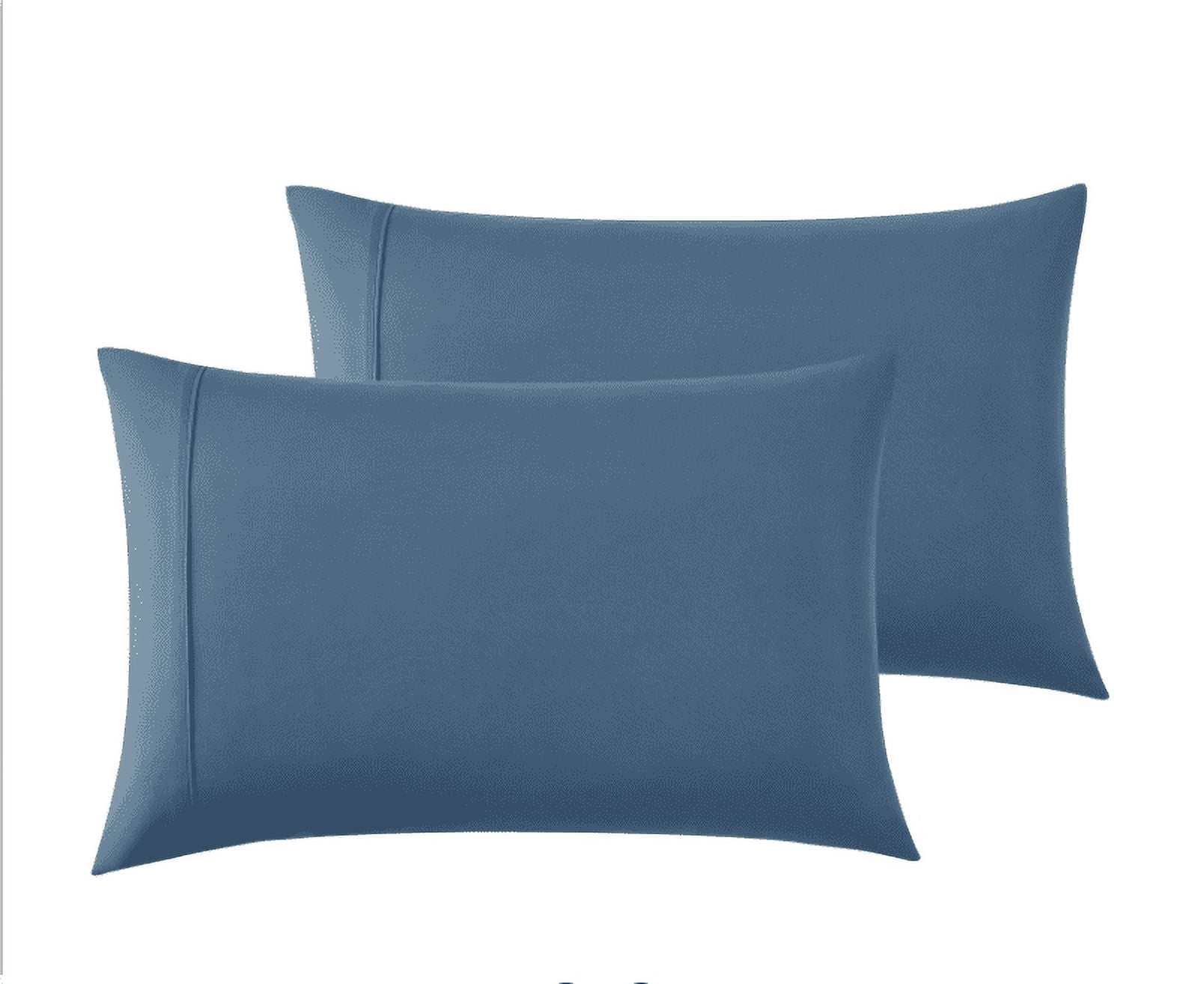 Sweet Home Collection 1500 Series Bed Sheets - Extra Soft Microfiber Deep Pocket 6pc Sheet Set - Denim, RV Short Queen