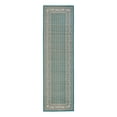 thumbnail image 2 of Unique Loom Williamsburg Collection Area Rug - Allover (2' 9" x 9' 10" Runner Turquoise/Light Brown), 2 of 6