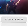 thumbnail image 3 of 2Pcs Pickup Cover High Quality Silver Chrome Plating ABS Musical Instrument Accessories, 3 of 5