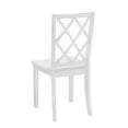 thumbnail image 6 of Linon Delia 5 Piece Wood Dining Set Lightly Burnished Edges in Antique White, 6 of 10