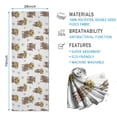thumbnail image 2 of Highland Cow Sunflower Daisy Pattern Hot Yoga Mat Towel Non Slip for Hot Yoga - Quick-Drying Yoga Mat Cover with 4 Corner Pockets with Travel Bag - Hot Yoga Towel Non Slip 70"x26", 2 of 6