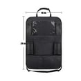 thumbnail image 3 of 2Pcs Car Backseat Organizer Oxford Cloth Large Capacity Compartmentalized Design Car Backseat Storage Bag Black, 3 of 6