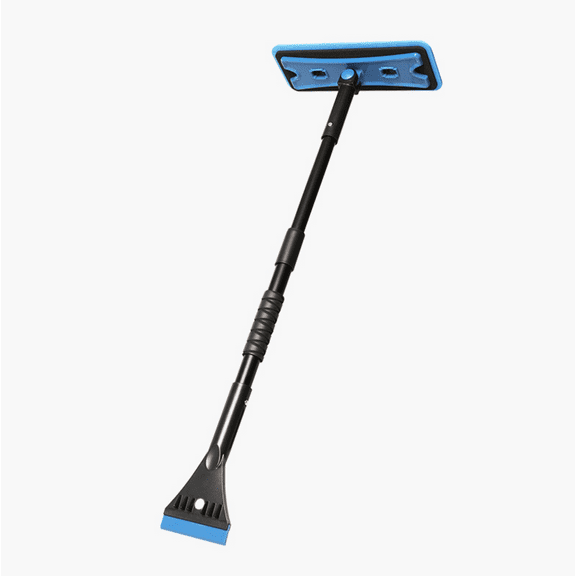 Wanghooo Snow Broom for Car, Ice Scraper and Brush 33-67" Adjustable Length Comfortable Foam Grip Suitable for Windshields and Roofs Removes Accumulated Snow