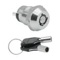 thumbnail image 4 of Interruptor de llave electrónico resistente a impactos, interruptor de seguridad extraíble de metal con 2 llaves, cerradura de llave eléctrica Doble cara, 4 of 8
