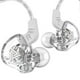 thumbnail image 4 of Inteprter Auriculares con cable en el oído, sonido estéreo, graves, auriculares deportivos portátiles, reproducción de música, MP3, MP4, Sistemas de cine en casa Blanco transparente, 4 of 6