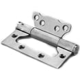 thumbnail image 1 of Door Hinges,5 in Stainless Steel Wire Drawing Nickel Hinges Ball Bearing Automatic Door Closing 2Pack,Gold (Color : Silver), 1 of 5