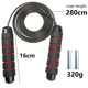 thumbnail image 2 of Cuerda para saltar para entrenamiento, fitness, con sistema de rodamiento de bolas rápido y asas de espuma viscoelástica. Adepaton CPB-DE-SSW830-5, 2 of 5