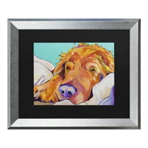 Trademark Fine Art 'Snoozer King' Canvas Art by Pat Saunders-White