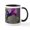 White/Black Inside, variant on CafePress - Tiger In Mystical Spring Hibiscus 11 Oz Ceramic Mug - 11 oz Ceramic Mug - Novelty Coffee Tea Cup