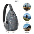 thumbnail image 3 of Vintage Boho Sling Backpack for Travel with Multi Functional Design, Artistic Crossbody Bag for Hiking & Commuting, 3 of 6