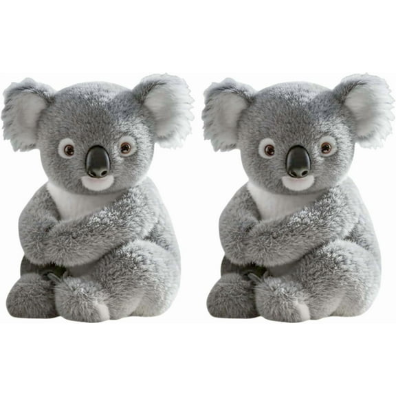 CeleBoo 9.8" The Koaly – Emotional Healing on Demand, Koaly Plush for Emotional Healing & Comfort, Realistic Koala Plush Toy, Realistic Emotional Companion Healing Hugs(2PC)