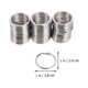thumbnail image 2 of VERDANVERSE 50Ud Anillos Para Llaveros De Acero Inoxidable Para Colgar Llaves Accesorios Y Manualidades, 2 of 8