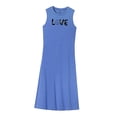 thumbnail image 4 of Vestido de verano para mujer, vestido de playa elegante de primavera, vestido jersey para mujer para el trabajo , L L, 4 of 7