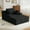 Black, variant on Daluvenix 51 Inch Chaise Lounge Chair Indoor Oversized Corduroy Upholstered Boneless Sofa Bed Deep Seat Sleeper Couch Reading Chairs Cloud Sofas Couches for Living Room