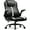 White, variant on GTPLAYER Adjustable Height Video Gaming Computer Chair with Rocking Function and Flip-up Armrest, Blue