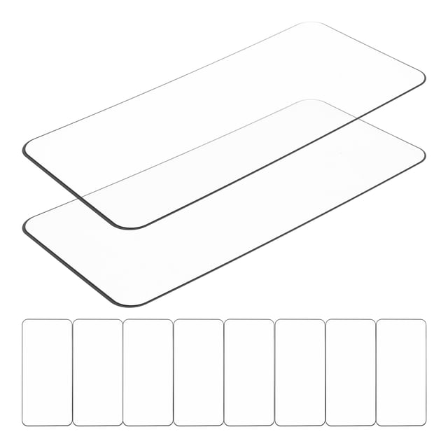 REOFLYUP 10Pcs High Transparency Tempered Glass Screen Protector for Cell Phone Scratch Resistant Protective Film
