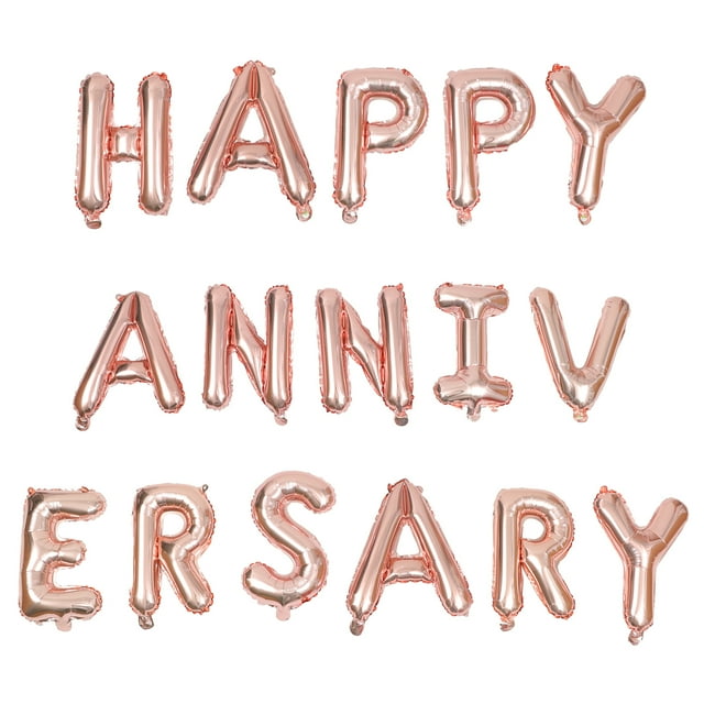 1 Set Happy Anniversary Balloon Anniversary Party Balloon Party Decor Balloon