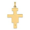 thumbnail image 5 of Auriga Fine Jewelry 14K Two-tone Gold Solid Crucifix Cross Pendant for Women (L - 33.75mm, W - 19.77mm), 5 of 6