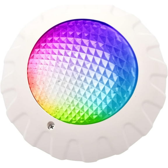 38W 12V LED Pool Light 3800LM RGB Color-Changing Waterproof IP68 Underwater LED Lights 120° Swimming Pool Fountain Pond Colorful Lamp with Remote Controller