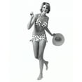 thumbnail image 2 of Portrait of a young woman in a bikini smiling Poster Print (18 x 24), 2 of 4
