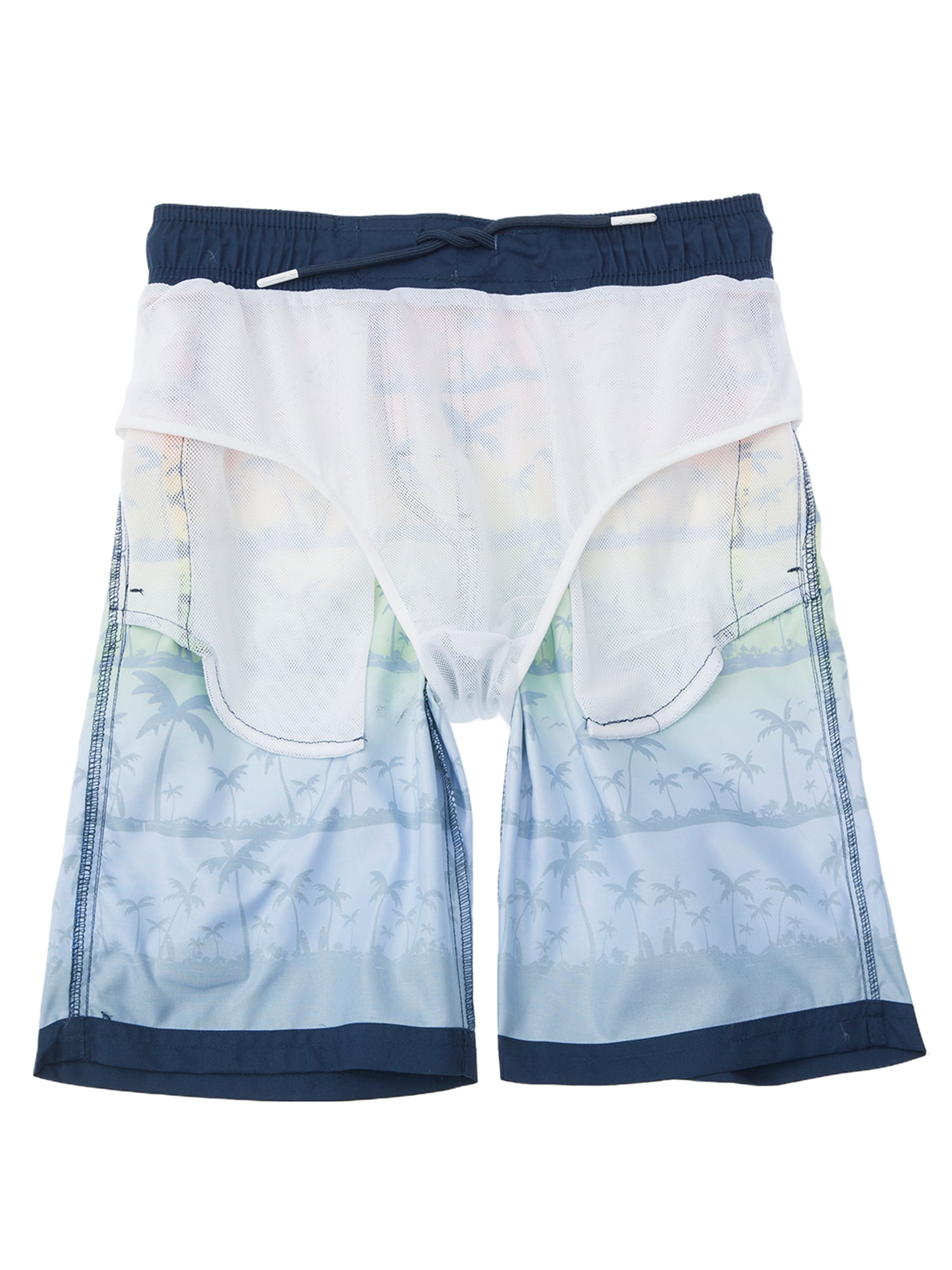 Rokka&Rolla Boys' Swim Trunks with Mesh Lining, UPF 50+ Sizes 4-18