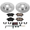 thumbnail image 3 of PowerStop Front Z23 Evolution Sport Carbon-Fiber Ceramic Brake Pad and Drilled & Slotted Rotor Kit Fits: MINI COOPER Select Models K6068, 3 of 10