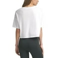 thumbnail image 3 of Calvin Klein Womens Performance Sliced Logo Cropped T-Shirt, 3 of 3