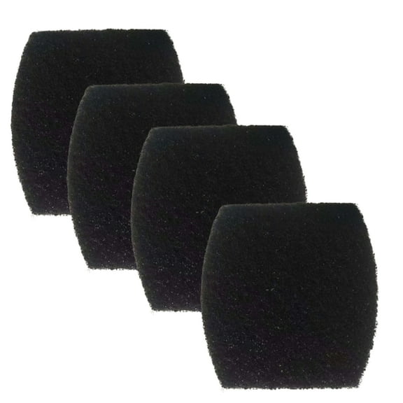 TropicAqua Charcoal Cat Litter Box Replacment Filter Compatible with Petmate Booda Clean Step Carbon Odor Filters (Pack of 4)