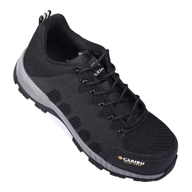 Tenis industrial Choclo con casco Caribu modelo 325 negro-gris