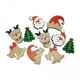 thumbnail image 1 of 4x10x Parches Navideños Sombrero De árbol De Papá Noel Para Manualidades DIY Decoración De Regalo, 1 of 8