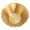 thumbnail image 1 of Gold Stainless Steel Salad Bowl Double Layer Exquisite Design for Noodles Soups Desserts with Versatile Use, 1 of 7