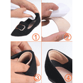 thumbnail image 3 of 6 Pairs Heel Stickers Heel Grips Liner Heel Cushion Pads Inserts for Loose Shoes Women, 3 of 5