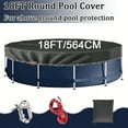 thumbnail image 4 of Heavy Duty Above Ground Round Pool Cover - Perfect For Above Ground Pools, Storage Tank Covers With Pool Cover Accessories, Trampolines, Etc., 4 of 10