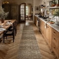 thumbnail image 2 of BERTHMEER 2'x8' Washable Runner Rugs for Hallway Bathroom Bedroom Entryway Kitchen Non Slip Vintage Oriental Traditional Floral Runner Rugs,Gradient Brown, 2 of 5
