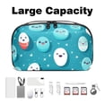 thumbnail image 3 of Bowling Waterproof Oxford Cloth Charger Pouch USB Organizer Power Cord Box Organizer Cord and Cable Organizer Storage Pouch, 5.9x9.44x3.14 in., 3 of 6