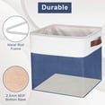 thumbnail image 5 of Fabric Storage Bins Baskets For Shelves 4 Pack Decorative Linen Closet Organizers With Handles For Clothes Home Office Organization, 5 of 7