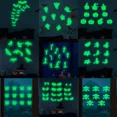 thumbnail image 2 of Calcomanías de pared luminosas de Halloween que brillan en la oscuridad, calcomanías para ventanas con ojos para decoración de Halloween, suministros para fiestas en el hogar, 2 of 5