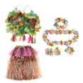 thumbnail image 2 of Guirnalda de hierba Hugo 8/set verano Luau traje 60cm, 2 of 10