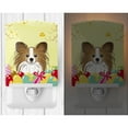 thumbnail image 2 of Caroline's Treasures BB1930CNL Papillon Easter Egg Hunt Ceramic Night Light, 6x4x3", multicolor, 2 of 2
