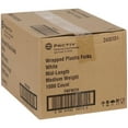 Individually Wrapped Forks Pactiv Corp. FKFWCH Individually Wrapped Mediumweight Plastic Fieldware ...